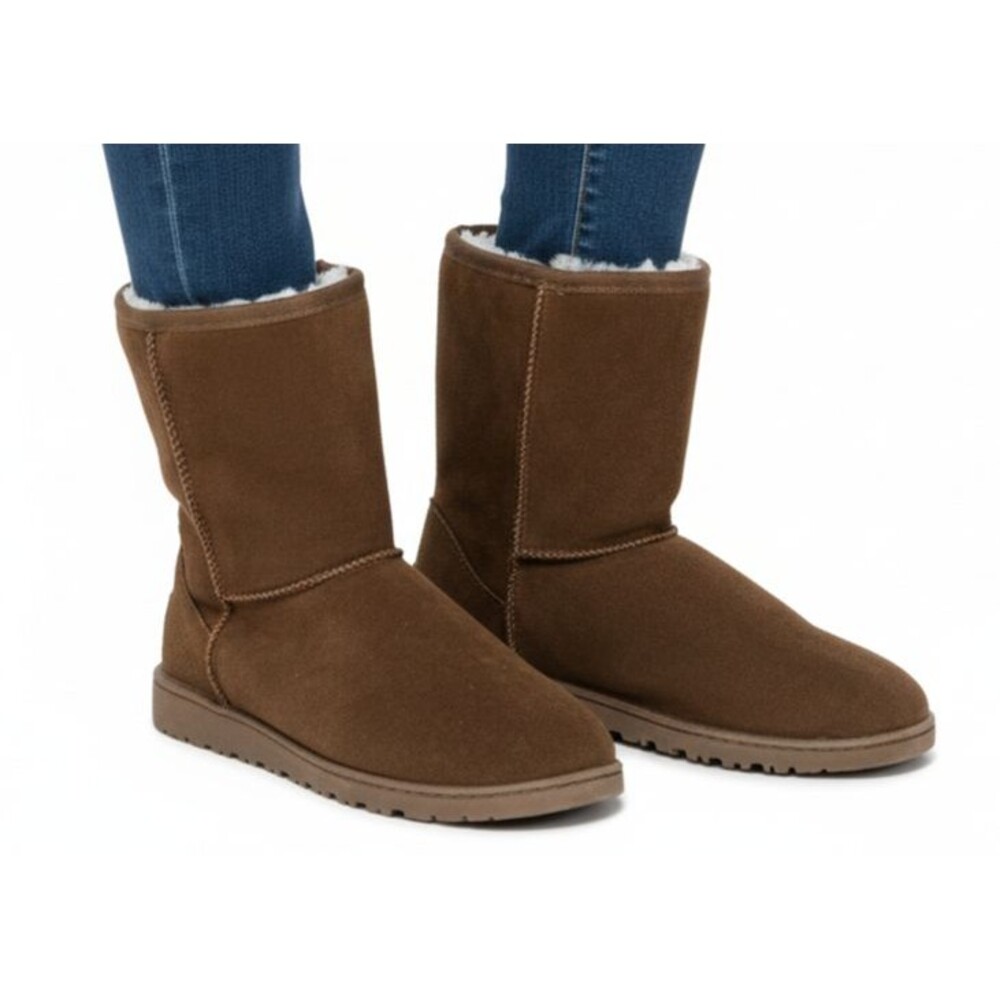 DAWGS Women’s 9" Microfiber Sheepdawgs Boots Size 11 Chestnut Brown EUC